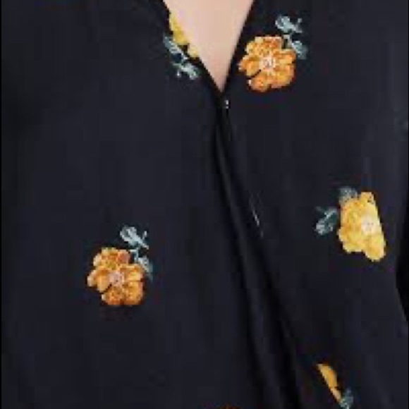 Madewell Flowered Wrap Blouse - Picture 3 of 9